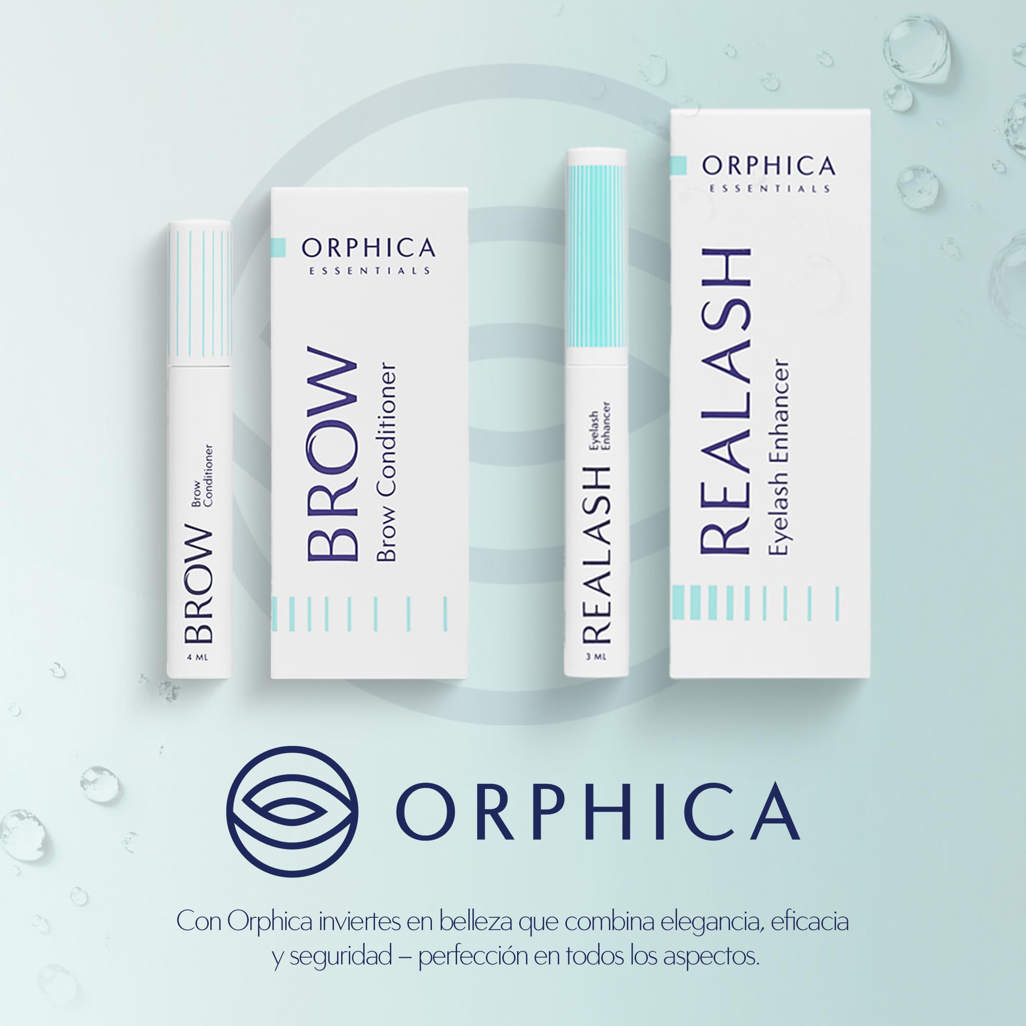 ORPHICA BROW Serum Cejas Crecimiento 4 ml | Serum Acelerador del Crecimiento | Acondicionador para Cejas Fuertes y Nutridas| Dermatológicamente Comprobado