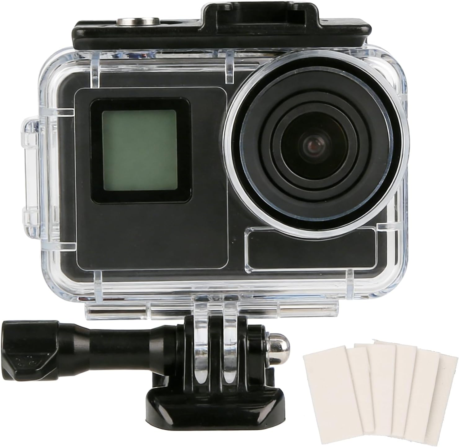 Waterproof Case for DJI Osmo Action 5 Pro/Action 4/Action 3 Underwater Photography 60M/196FT Deep Diving Snorkeling, Dual Cold Shoe Design, dji Action 5 Pro Thickened Diving Housing 5/4/3 Accessories