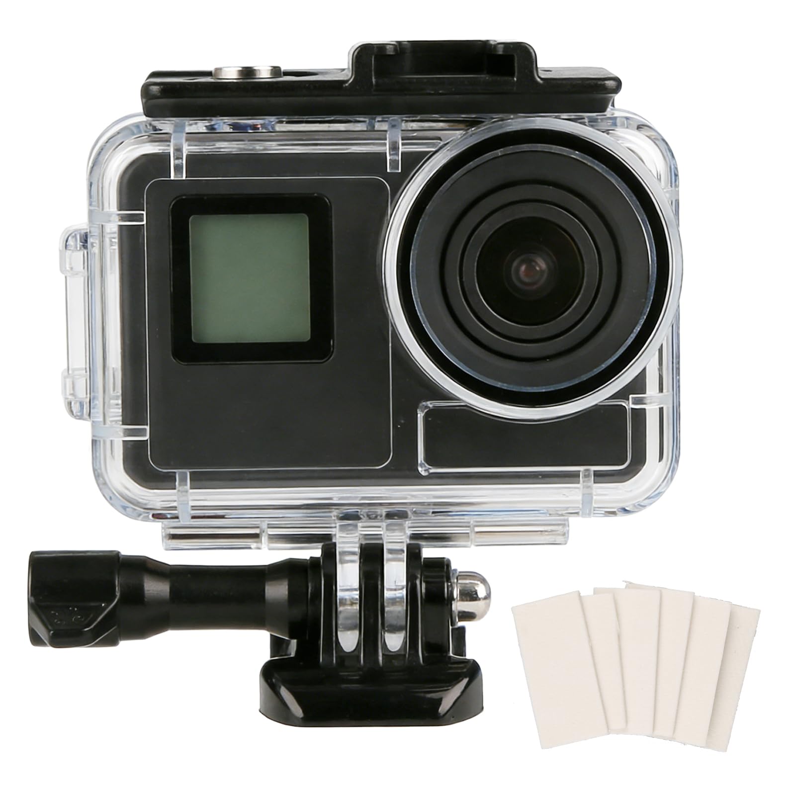 Waterproof Case for DJI Osmo Action 5 Pro/Action 4/Action 3 Underwater Photography 60M/196FT Deep Diving Snorkeling, Dual Cold Shoe Design, dji Action 5 Pro Thickened Diving Housing 5/4/3 Accessories