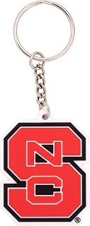 Desert Cactus North Carolina State University Keychain Wolfpack NC State NCSU Car Keys Holder (PVC B)
