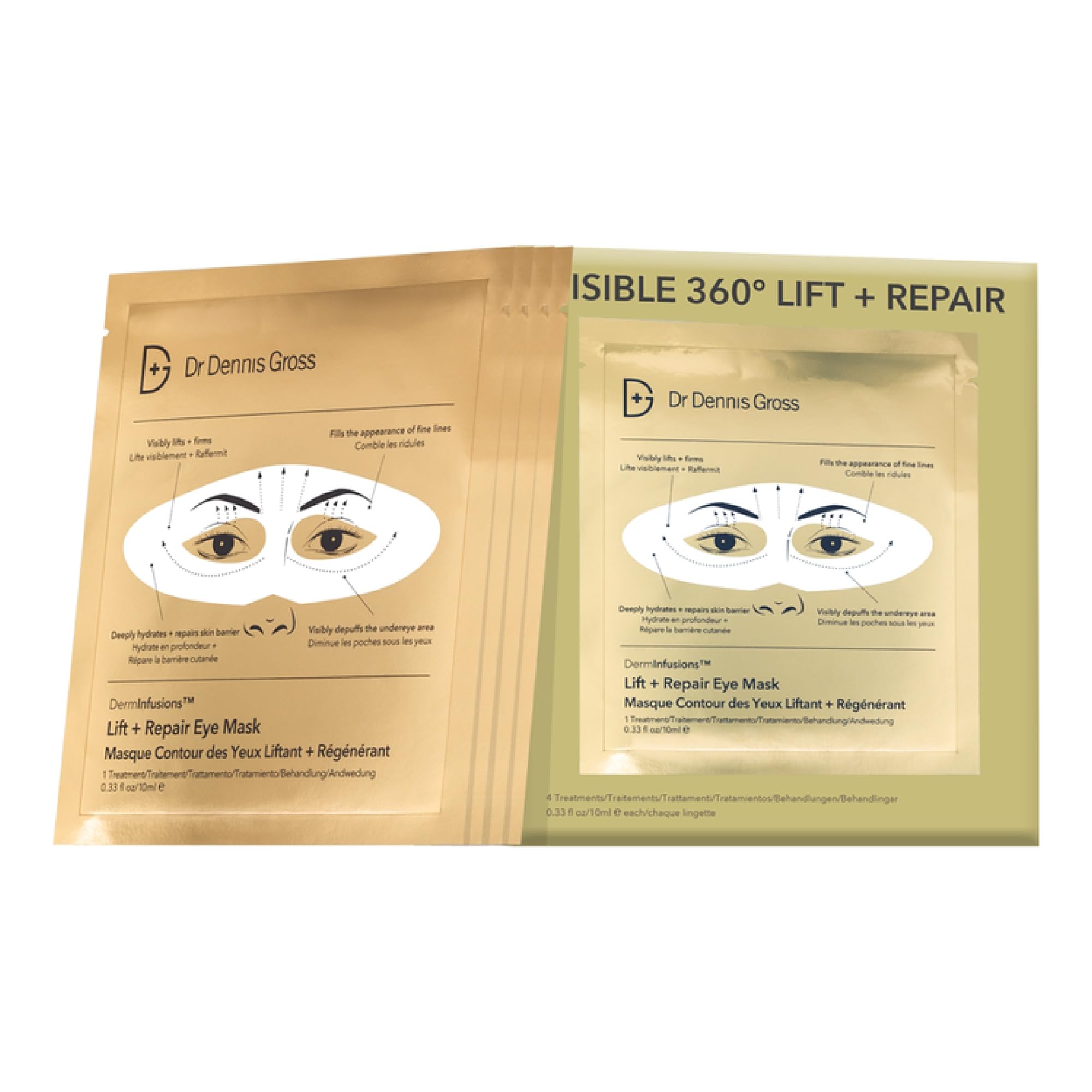 Dr Dennis Gross DermInfusions Lift + Repair Eye Mask