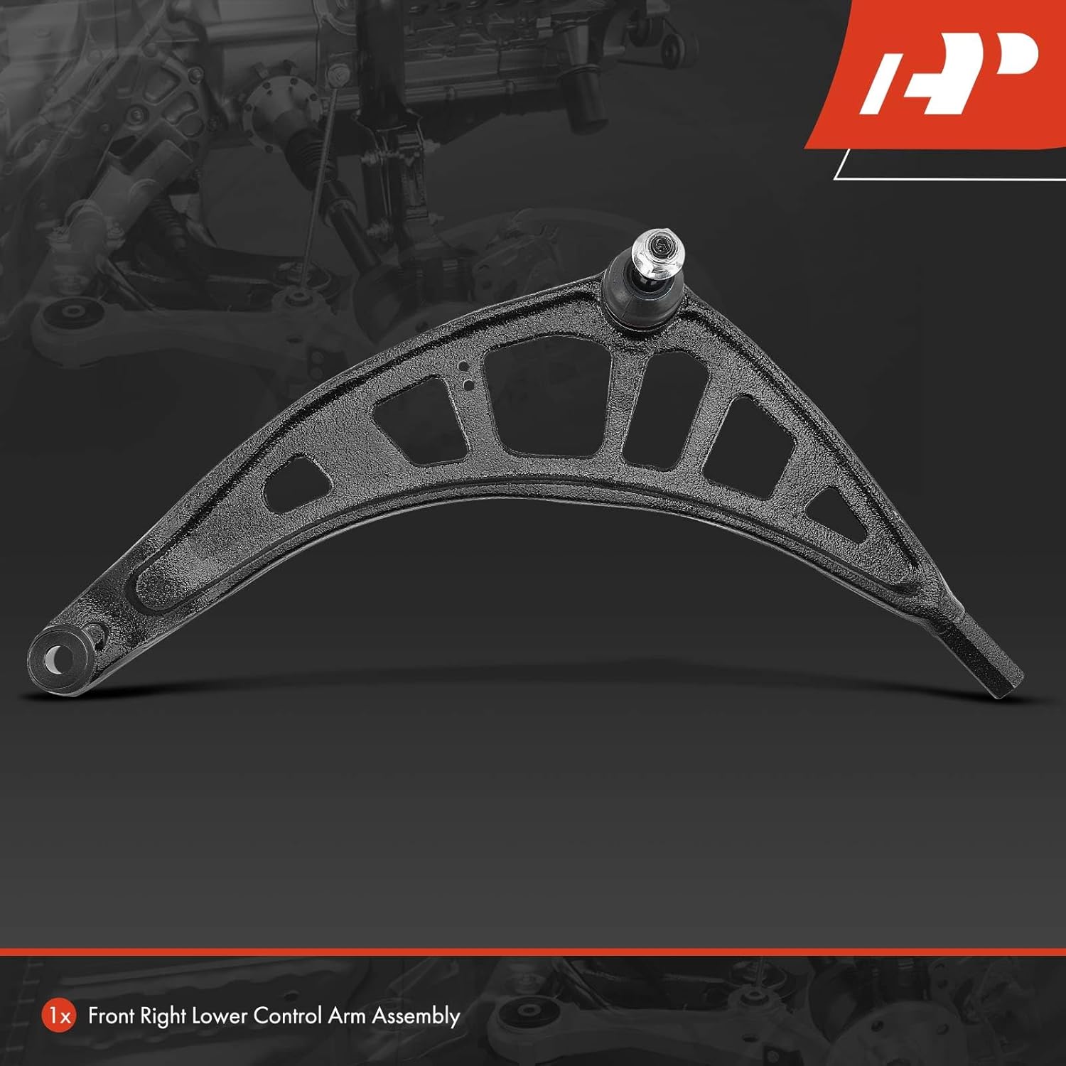 A-Premium Front Right Lower Control Arm, with Ball Joint, Compatible with Mini Cooper Countryman 2011-2016, Cooper Paceman 2013-2016