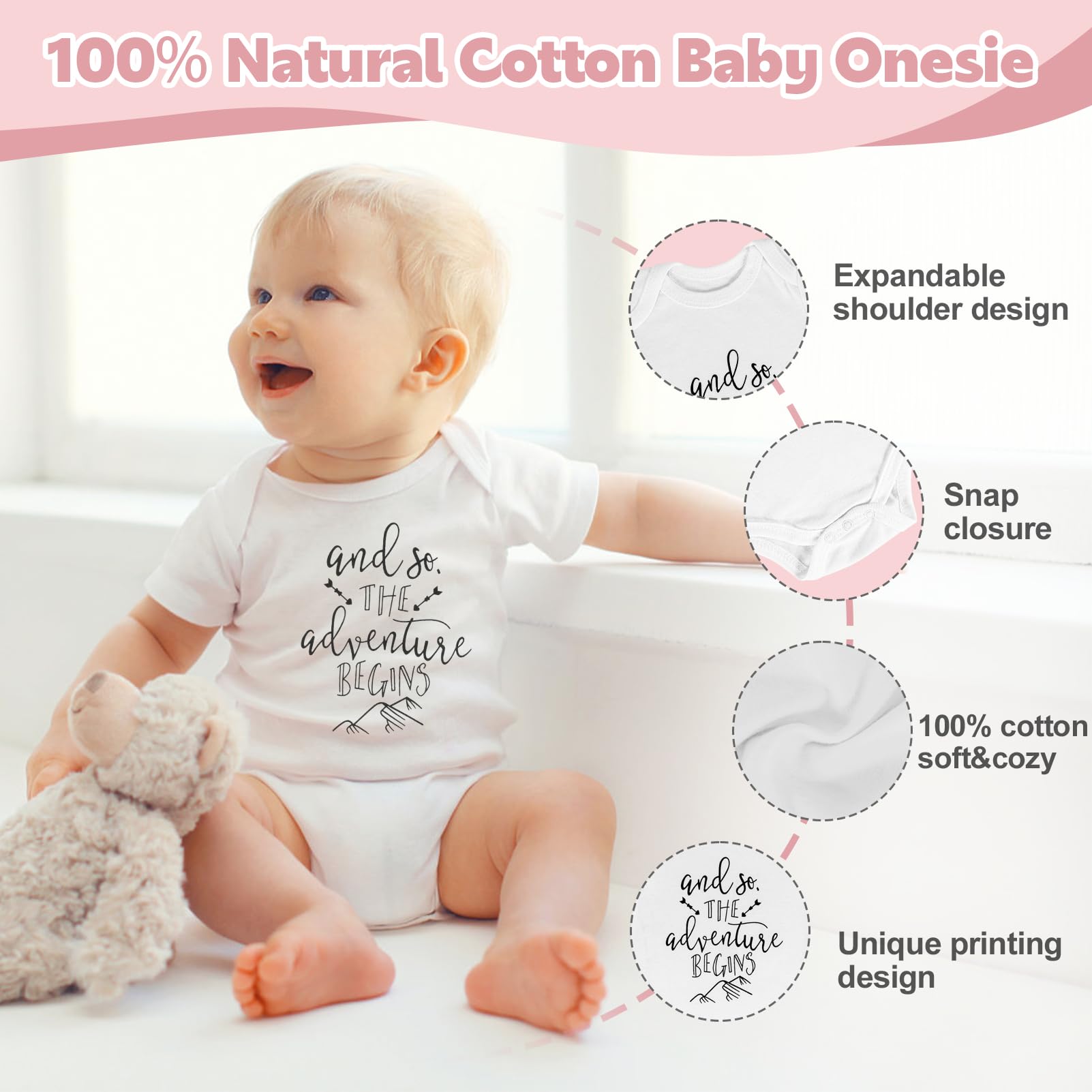 Set Regalo Per Nuovi Genitori: Bicchieri Mamma E Papà In Acciaio + Kit Neonato (Bavaglino, Calzini, Peluche) | Regalo Di Nascita E Rivelazione Genere Rosa - 5