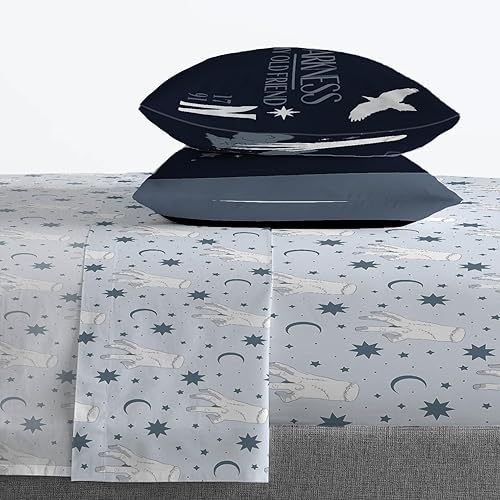 Vista 14 de Juego de sábanas de tamaño Queen Invasion de Deadpool, de Marvel, de 4 piezas, color blanco, rojo y gris Juego de sábanas Queen