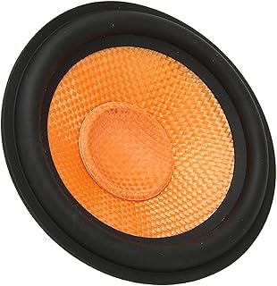 Speaker Cone Subwoofer Cones Drum Paper, 1 Inch Inner Diameter Subwoofer Cone Drum Paper with Rubber Surround, for 4 Inch Speakers