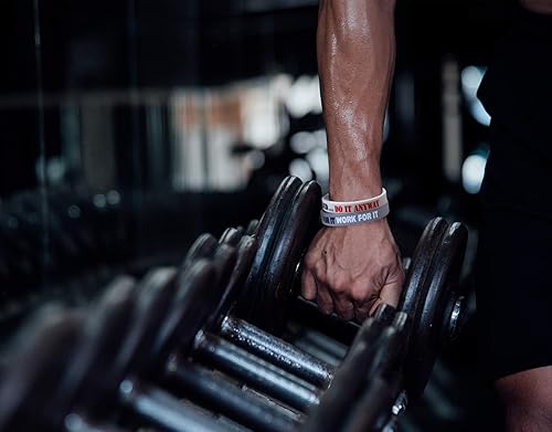 Miniatura 7 de Paquete de 12 pulseras motivacionales para hombres, mujeres y adolescentes, pulseras de silicona de 12 x 8 pulgadas con citas inspiradoras, diseño