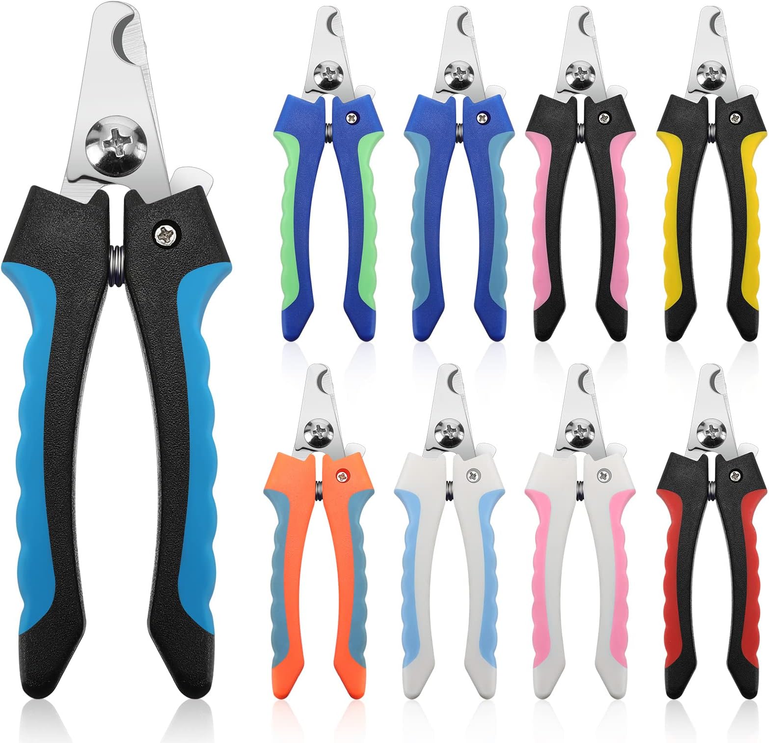 Lanties 9 Pcs Dog Nail Clippers Bulk Pet Nail Clippers, Dog