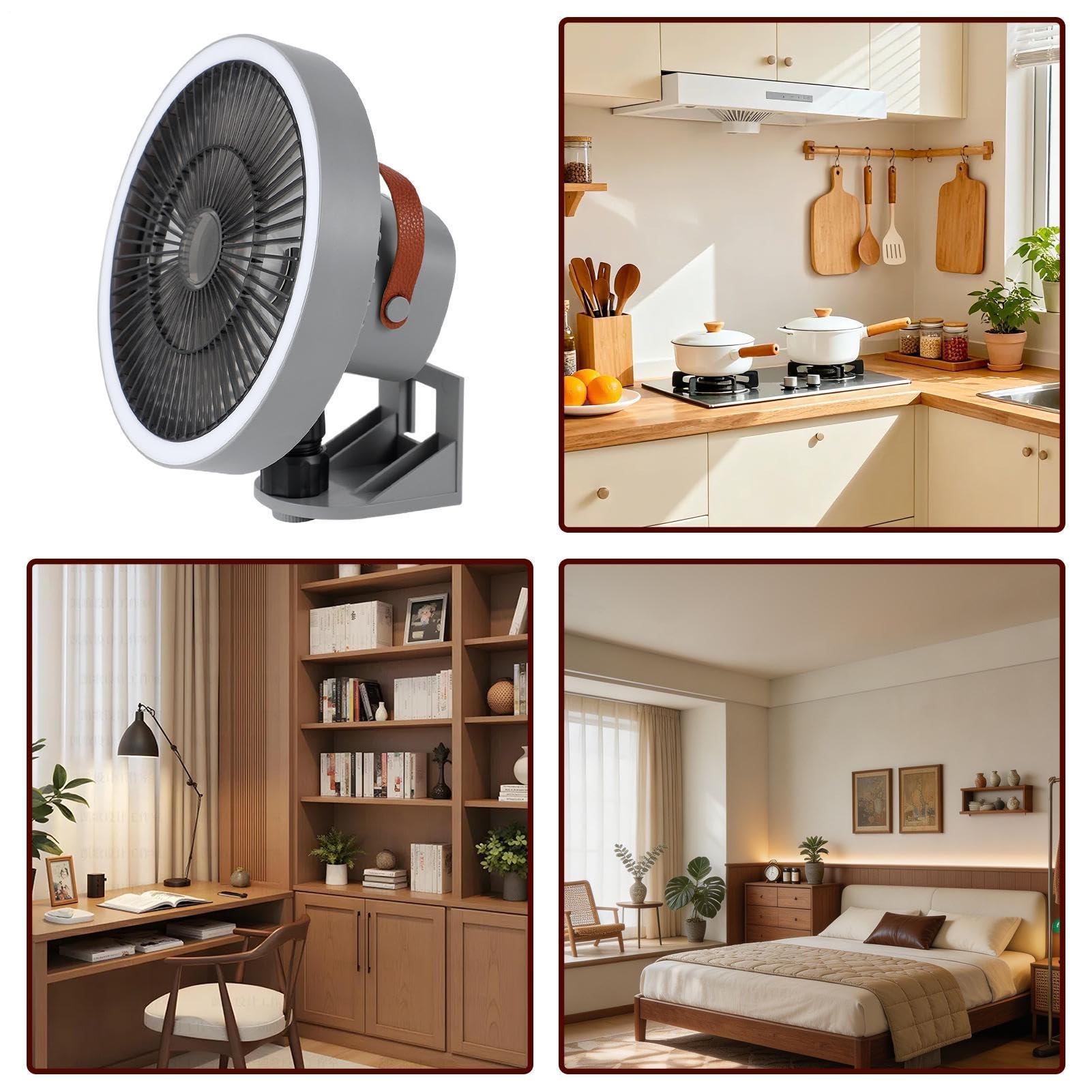 Ventilatore Da Scrivania Portatile Dispositivo Portatile Silenzioso | Ventilatore Portatile Silenzioso Di Lunga Durata Per Ufficio, Soggiorno, Camera, Viaggio, Auto, Este