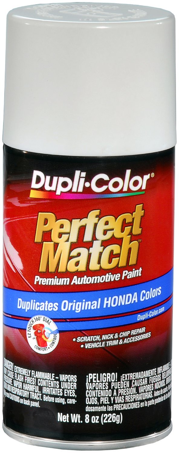 Dupli-Color BHA0950-6 PK (EBHA09507-6 PK) Frost White Honda Perfect Match Automotive Paint - 8 oz. Aerosol, (Case of 6)