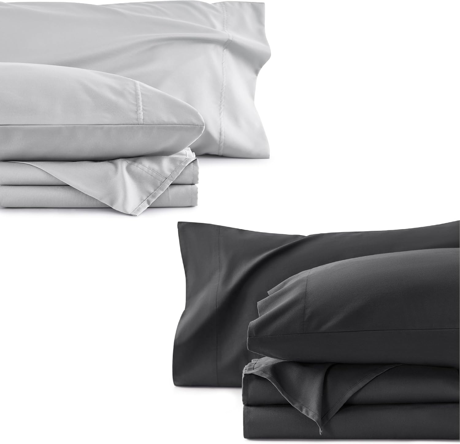 Bedsure Twin Sheet Set Bundle Flannel Sheets Blend of