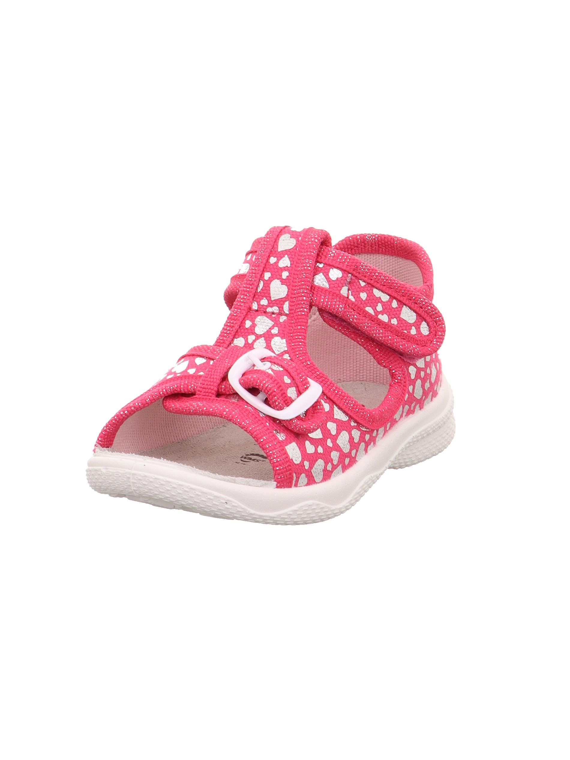 Superfit Girl's Polly Slippers, Pink Multicoloured 5540, 2.5 UK Child