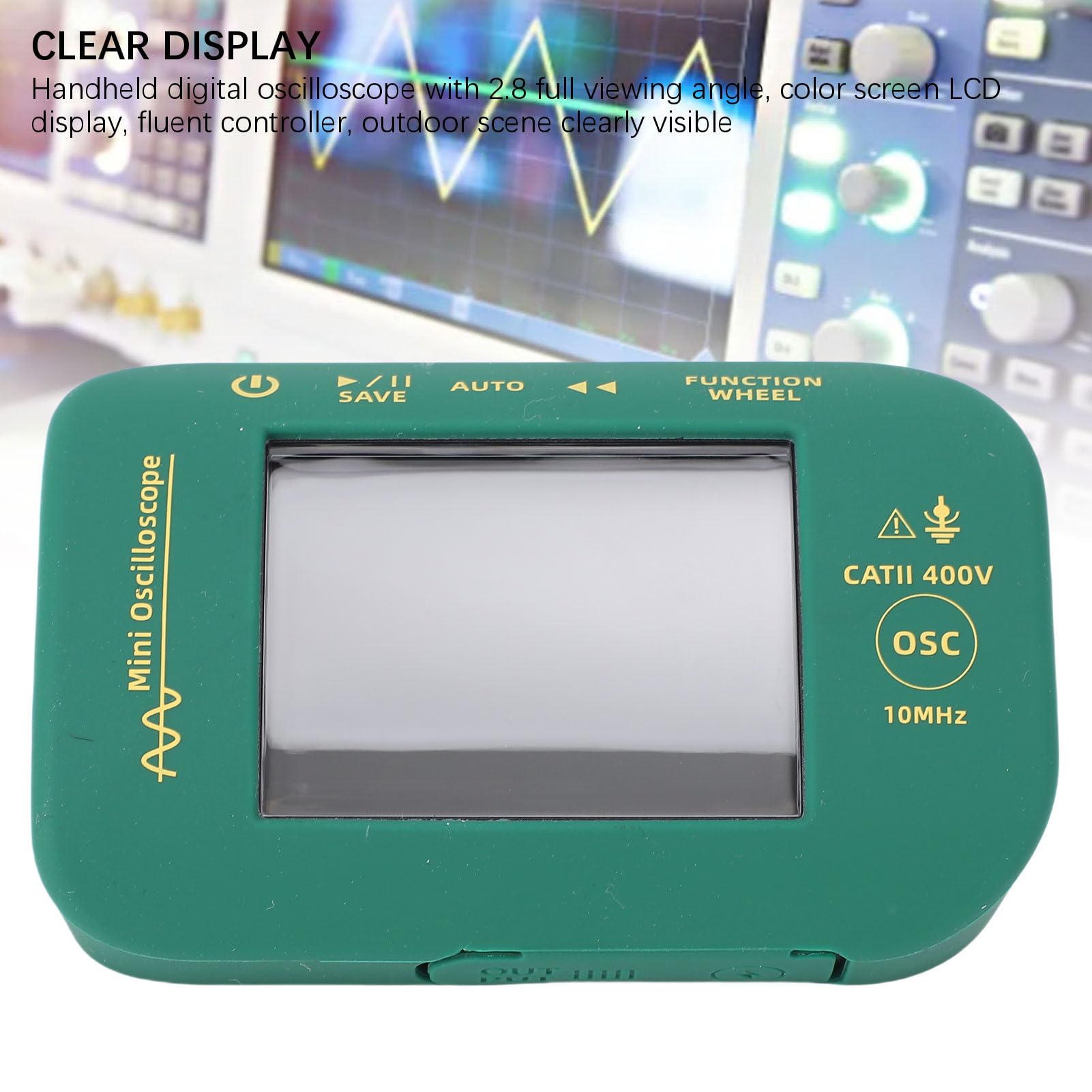 Oscilloscopio Digitale Portatile Display Clear 10MHz Facile Collegare Oscilloscopio Accurato Ed Efficace Multimetro Automotio Digital Scope Osciloscopio Channel Rigol