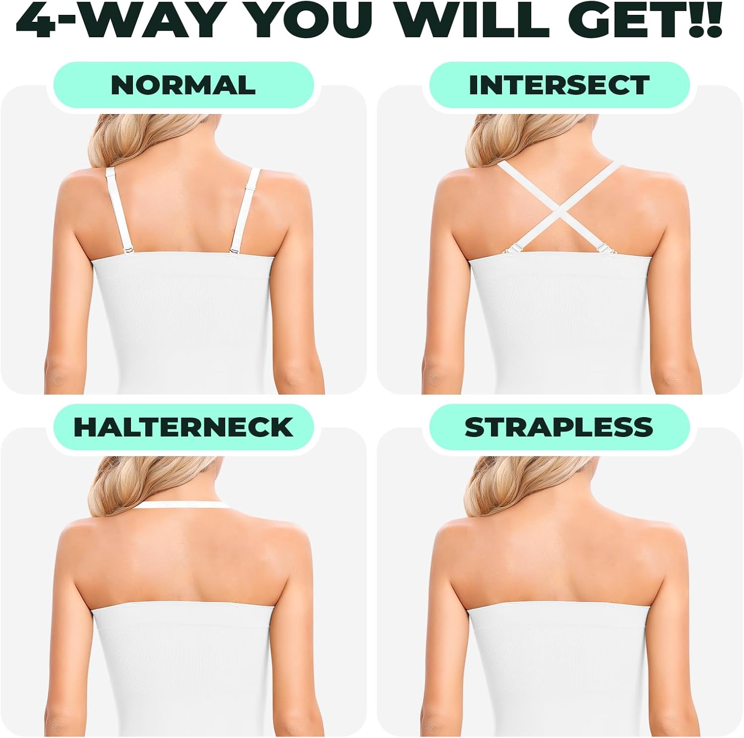 fortix Strapless Shapewear Bodysuit for Women Full Body Shapewear Tummy Control Seamless Snatched Shaper Under Dresses