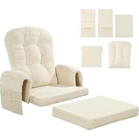 MABOZOO 5-Piece Glider Rocker Replacement Cushions