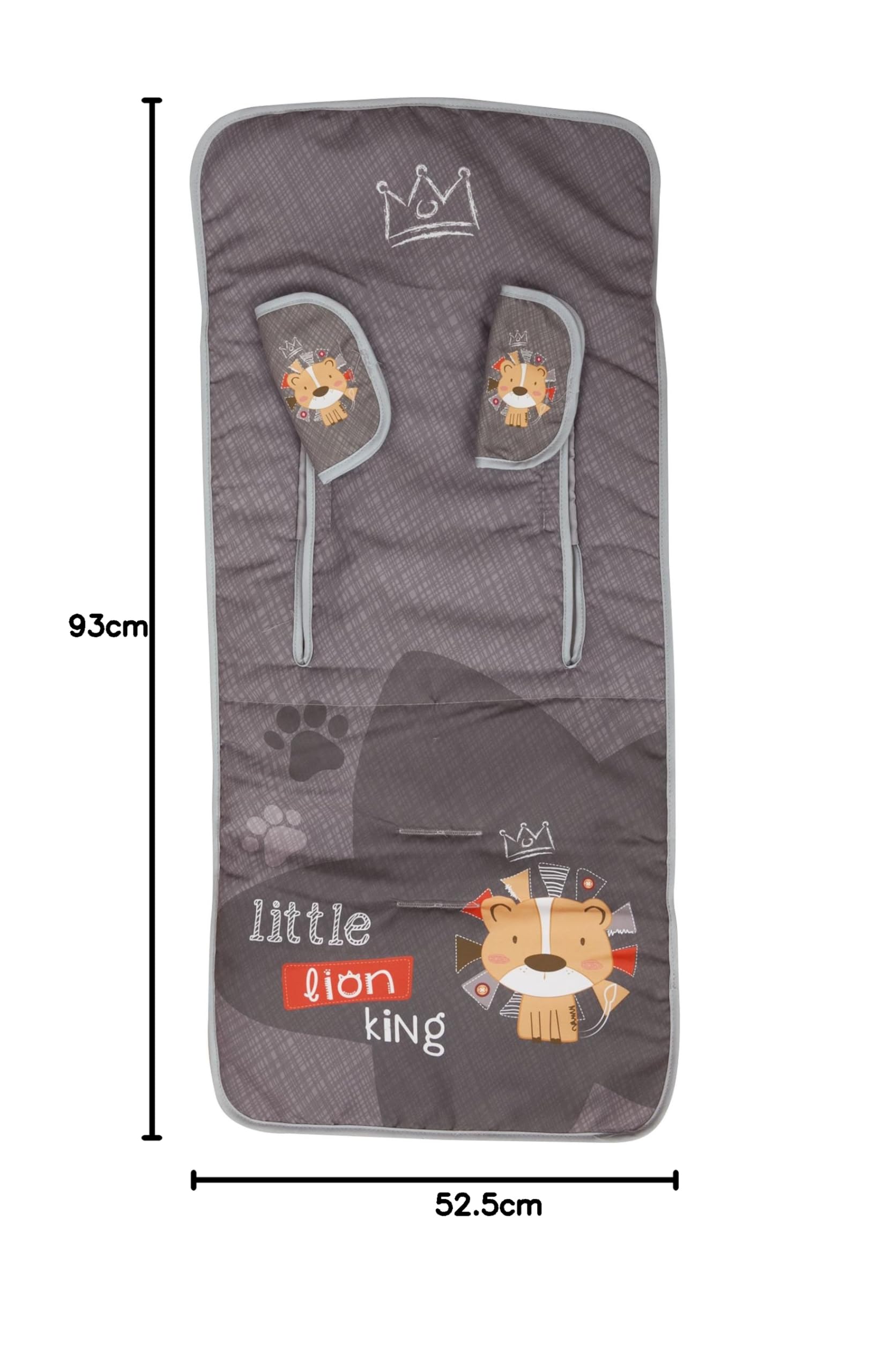 Colchoneta Rectangular Verano multimarca, tejido 3D trasero transpirable (Lion)