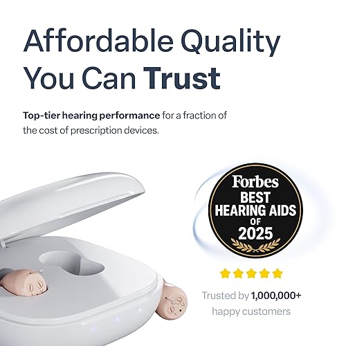 Miniatura 8 de Audien Atom One - Audífonos OTC, inalámbricos, recargables y cómodos, sonido claro en un diseño pequeño y discreto para personas mayores y adultos