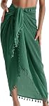 Eicolorte Sarong Cover Up Womens Beach Cover Up Bikini Bathing Suit Swimsuit Scarf Swimwear Coverup Sarong Wraps for Women