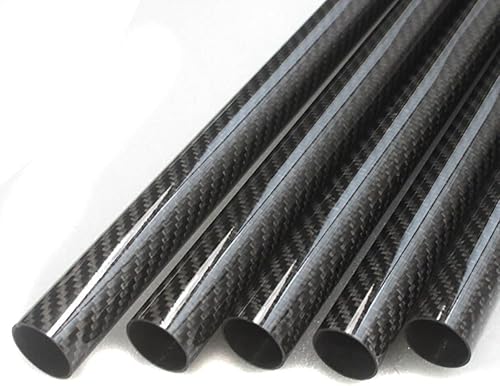 Miniatura 2 de 2 tubos de fibra de carbono envueltos en rollo con superficie brillante de 0.315 in, 0.394 in, 39.4 ft, 0.551 in, 0.630 in, 0.709 in, 0.787 in,