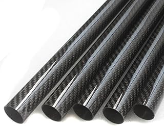 2PC Roll Wrapped Carbon Fiber Tube Glossy Surface 8mm 10mm 12m (10 * 12 * 330mm)