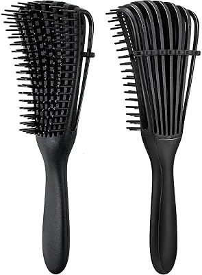 INSIME Detangler hair brush for curly hair comb for Women Men & Kids | Comb for curly wavy hair Pain Free hair detanglin