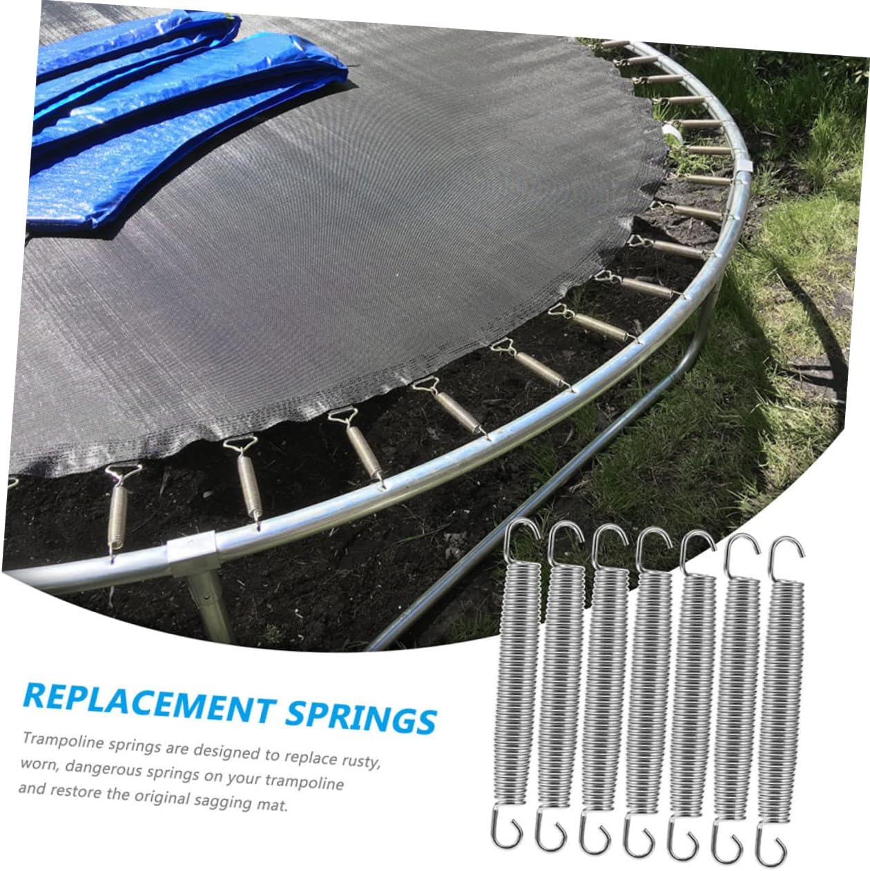 Steel Wire Spring Extended Compressed Spring Replacement Trampoline Spring Trampoline Supplies Tension