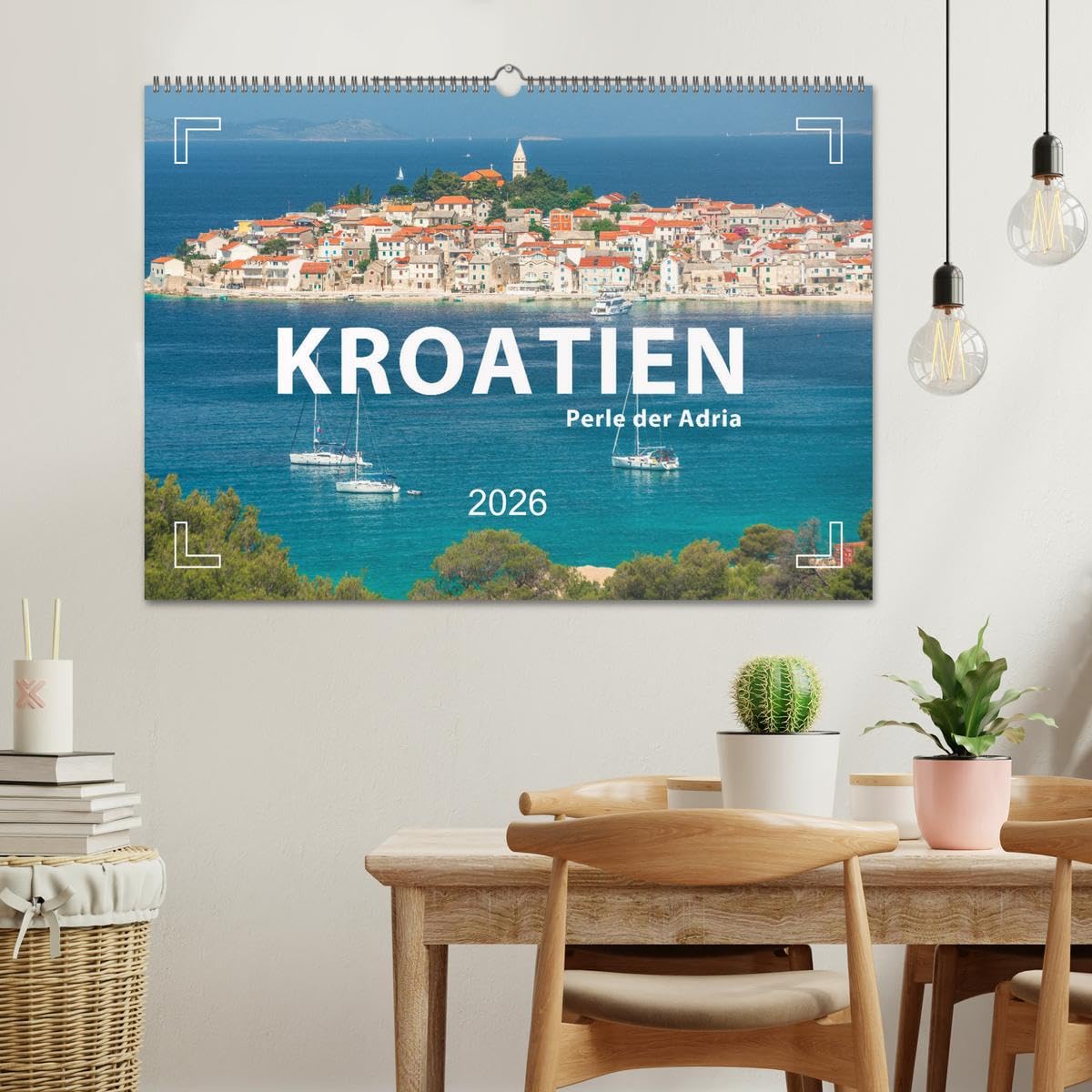 KROATIEN - Perle der Adria (Wandkalender 2026 DIN A2 quer), CALVENDO Monatskalender: Highlights einer Reise durch Kroatien (CALVENDO Orte)