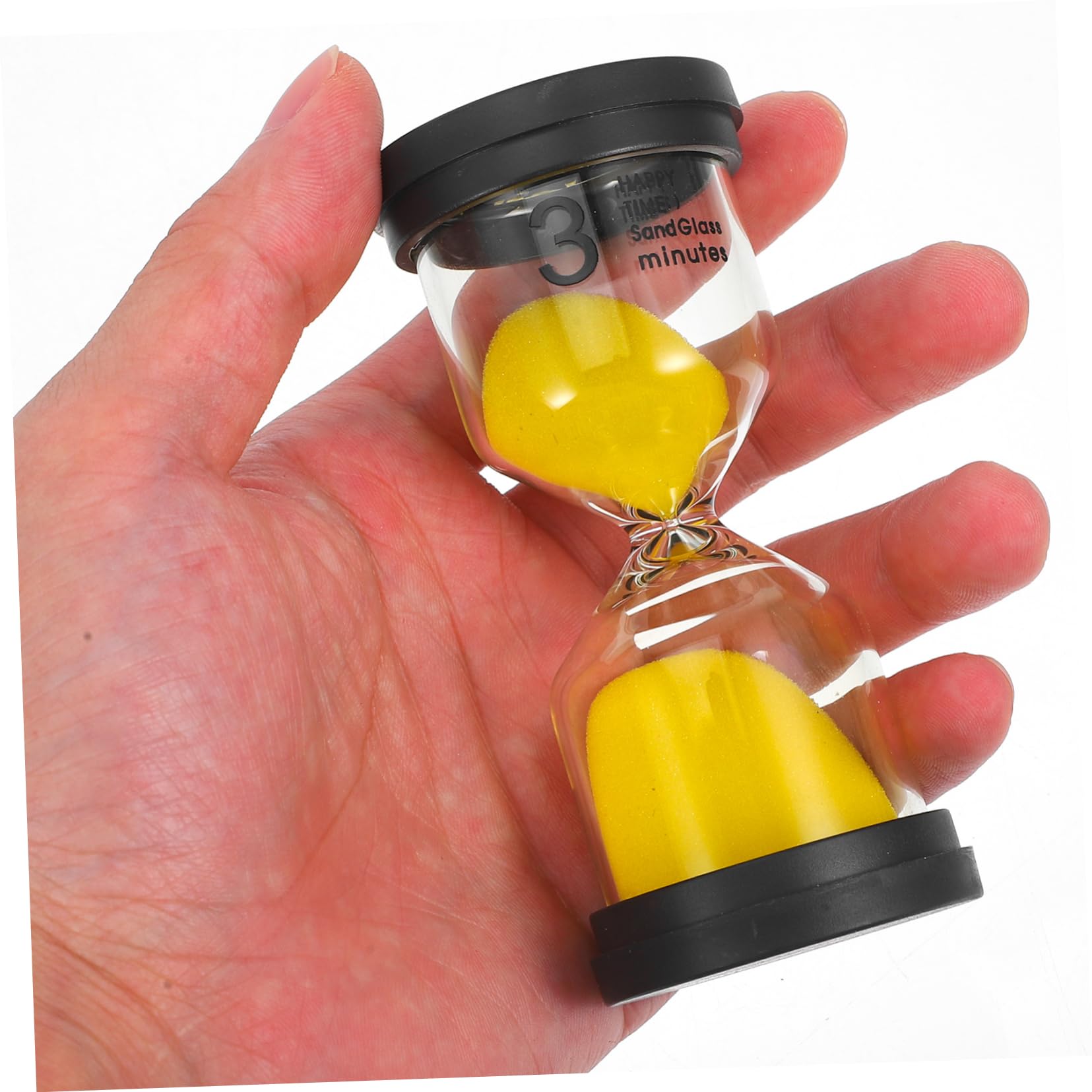 6 Stück-Sanduhr aus Glas und Abs als Tischtimer für Zuhause