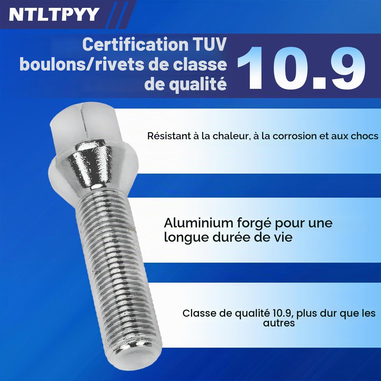 Lot de 4 élargisseurs de voie 5 x 112 mm, 10 mm et 20 mm pour i3 2013-2023 i8 2014-2020, 20 goujons et alésage de moyeu M14 x 1,5 66,5 mm