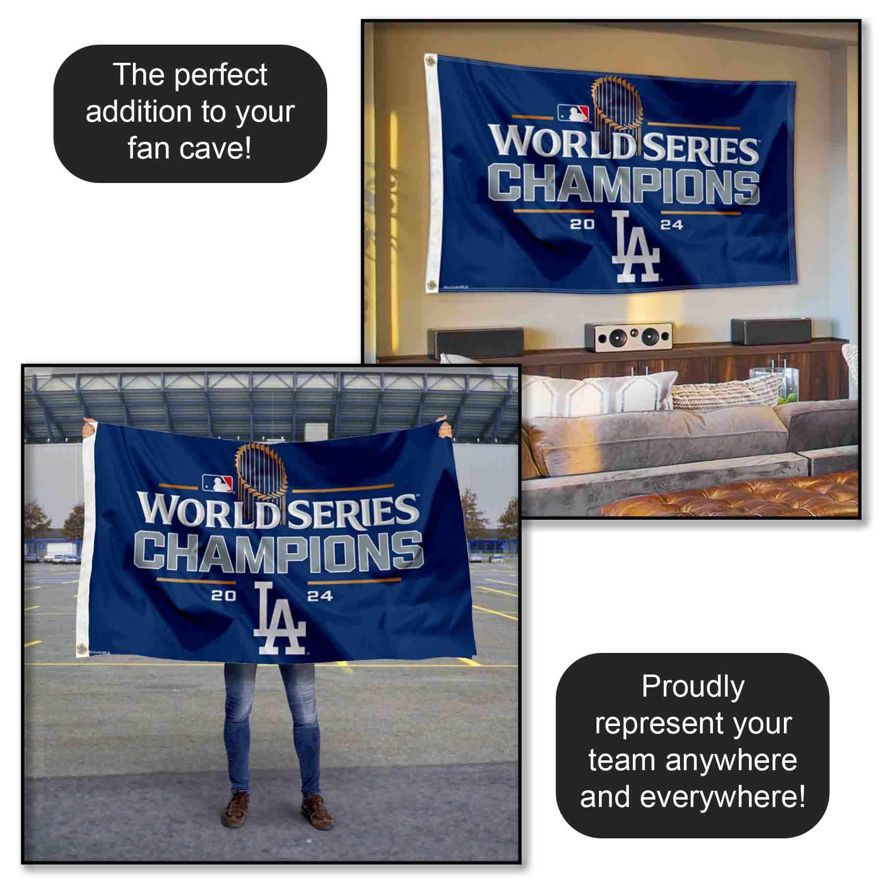 Amazon.com : Los Angeles Dodgers 2024 World Champions 3x5 Flag