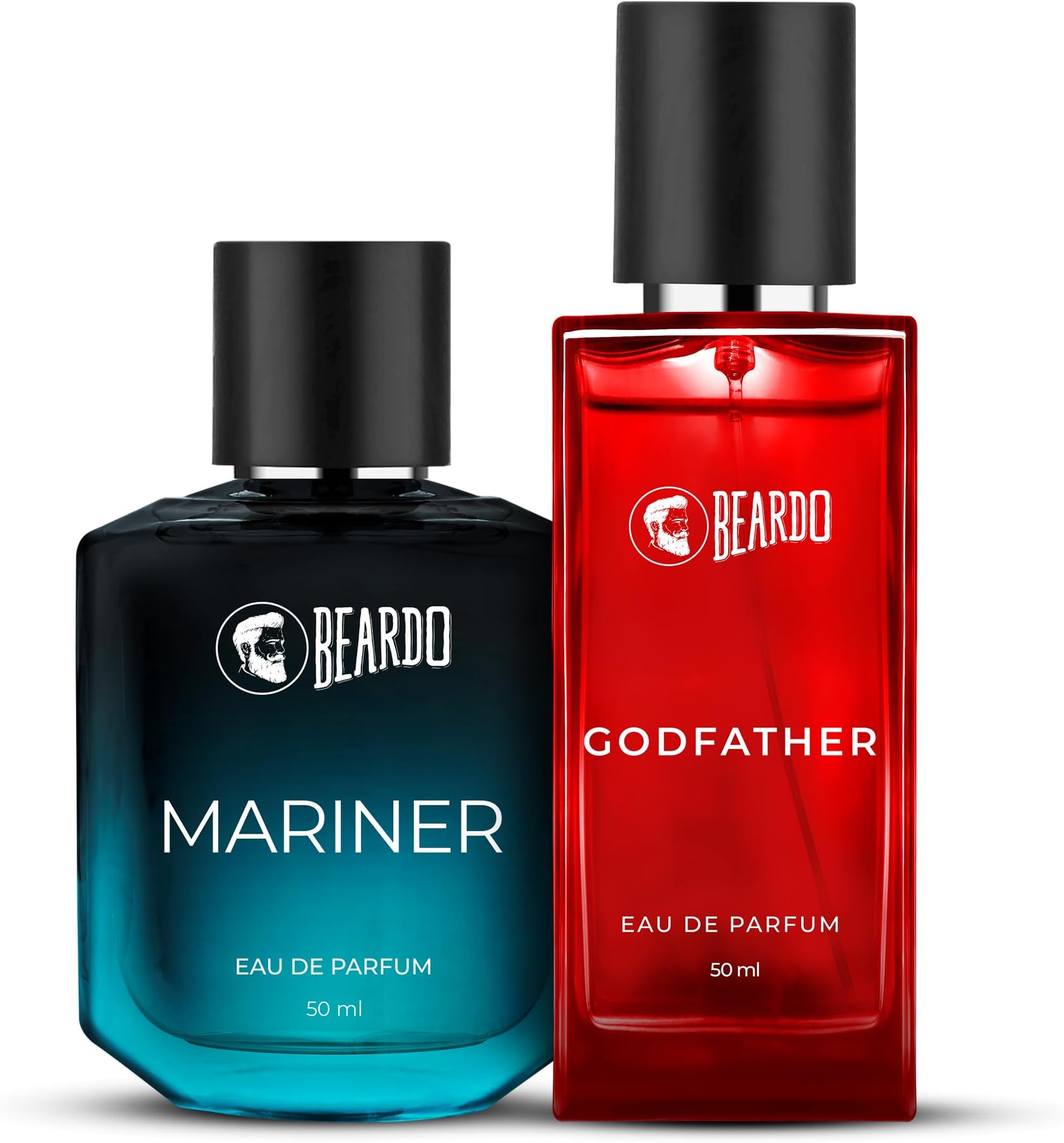 Beardo The Everyday Combo- GodFather & Mariner Perfume for Men (50ml x 2) | Long Lasting Fragrance | Long Lasting Perfume for Men | Gift for Men | Gift for Friend