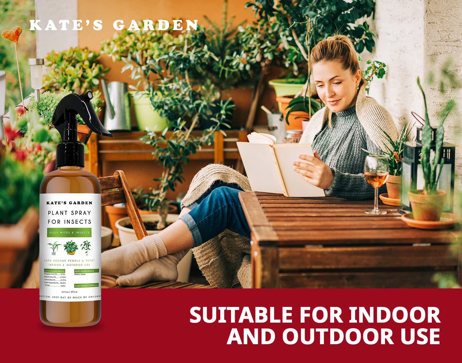 Buy Plant Spray for Insects (16 oz) by Kate's Garden. Garden Plant Care