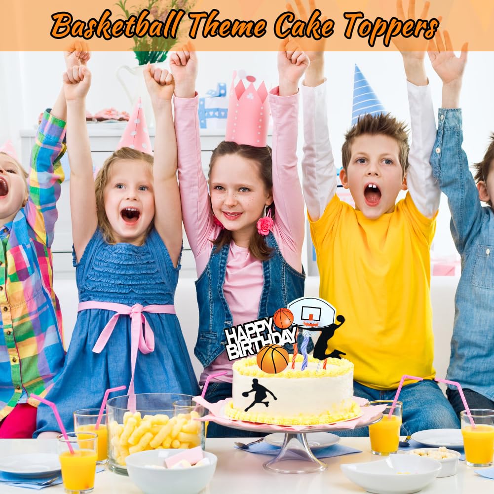 Kit Décor Gâteau - Basket Ball - Gatodéco - Présentoirs à Gâteaux - Boîtes à Gâteaux - Pâtisserie