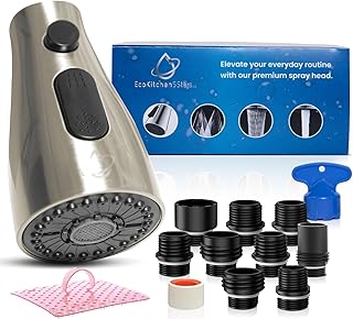 Kitchen Faucet Head Replacement – Pull-Down Sprayer for Moen, Delta| 3-M...