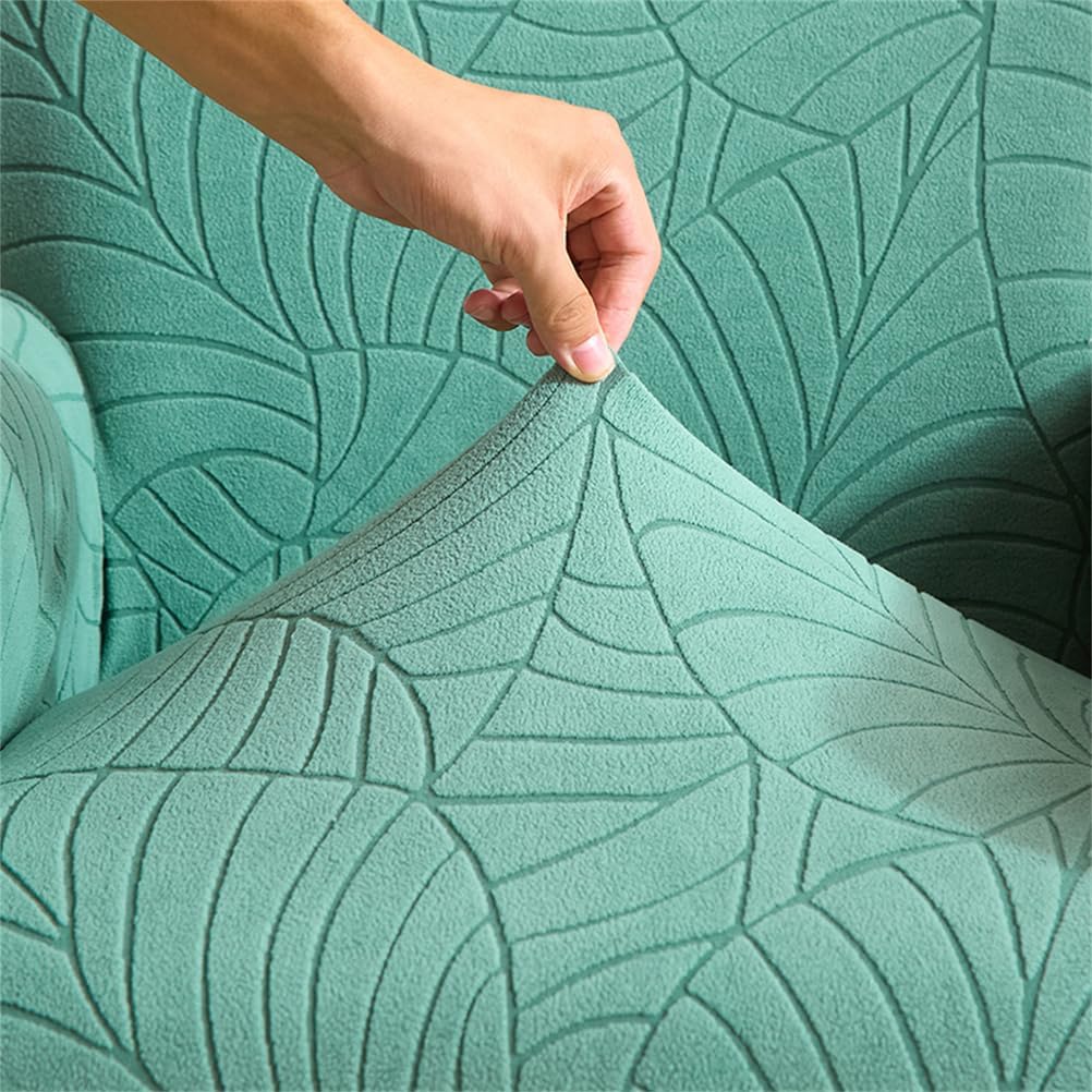 Armchair Sofa Covers 1-Piece Chair Cover for Living Room Stretch Chairs Slipcovers Removable Furniture Protector for Home Bedroom Furniture,Green