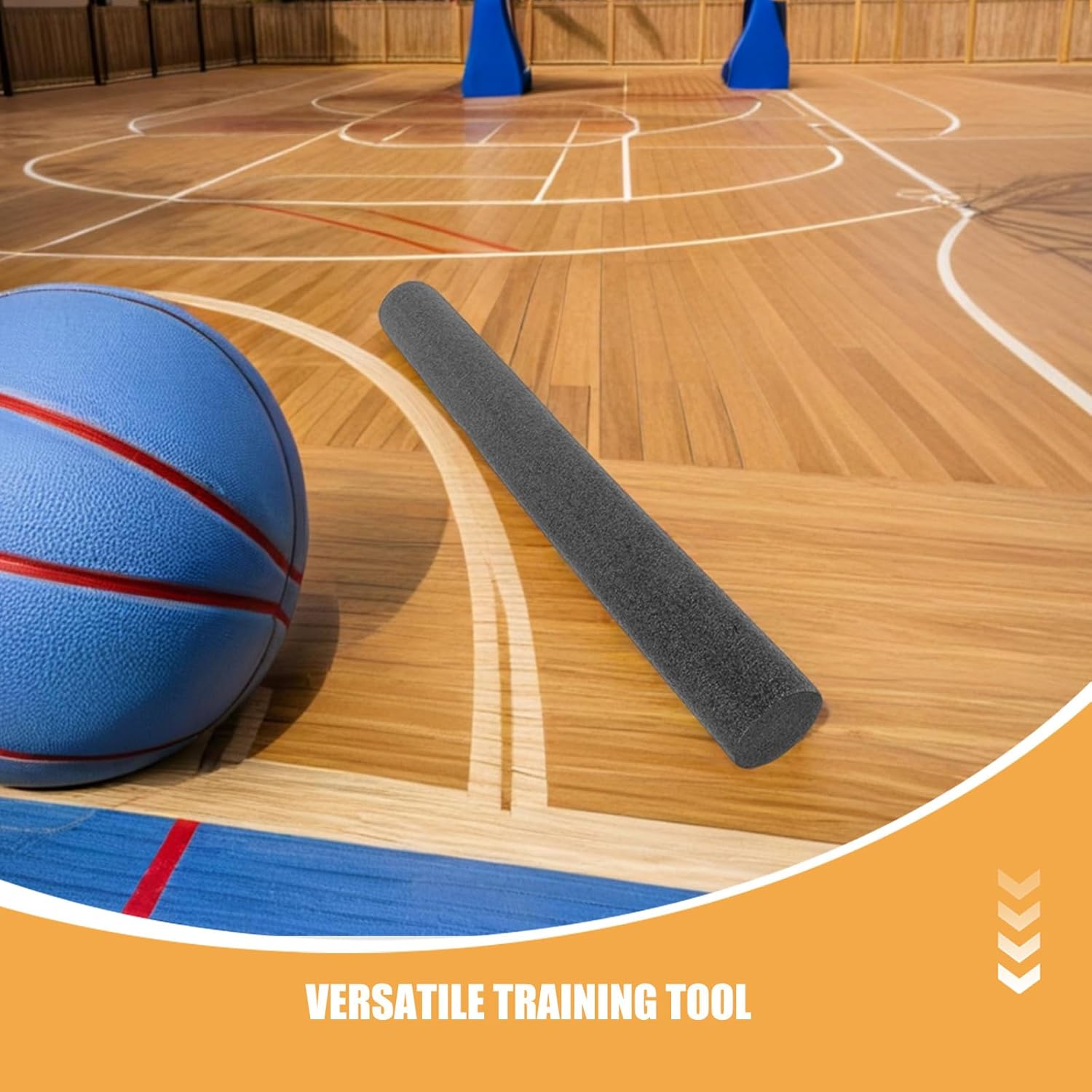 4pcs Basketball Training Stick - Interference Tools for Ball Handling Practice - Cotton Basketball Blocking Rods for Coordination Enhancement Defensive Skill Improvement