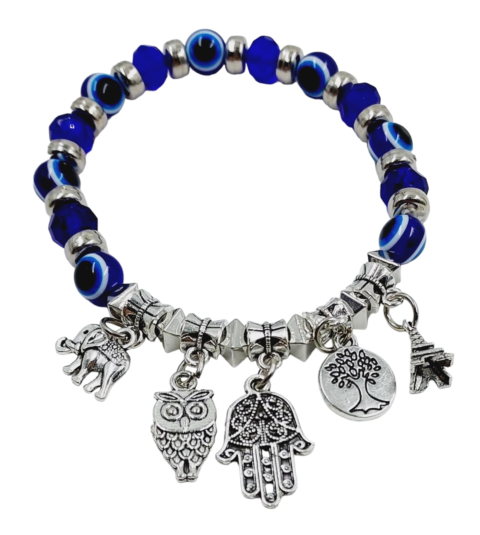 Evil Eye Bracelets for Women, Nazariya Bracelet for Girls, Nazar Battu Bracelet with Charms for Good Luck and Prosperity (Charms) (B0CKXZ3QPJ) Amazon Price History, Amazon Price Tracker