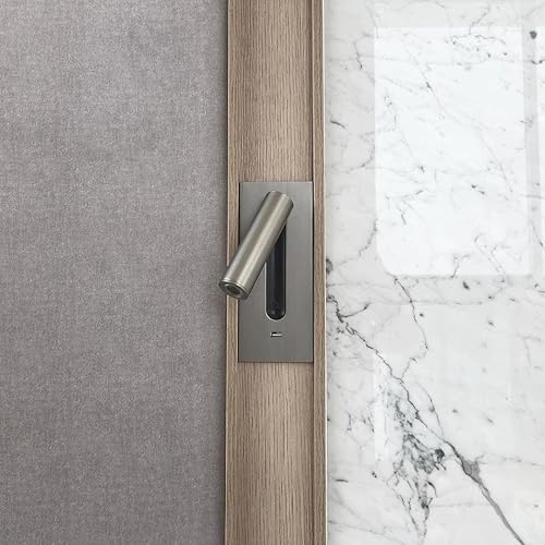 Miniatura 3 de Luz LED de pared de lectura para cabecero, lámpara de lectura para cabecero, luz nocturna de enfoque, puerto de carga rápida USB, cabezal giratorio,