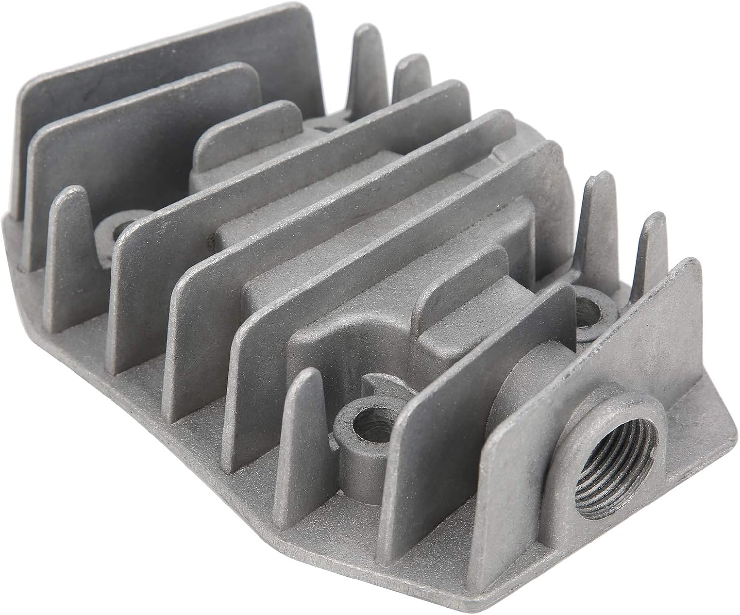 Fdit Air Compressor Cylinder Head, Aluminum Cylinder Head, Great Workmanship for Air Compressor Car