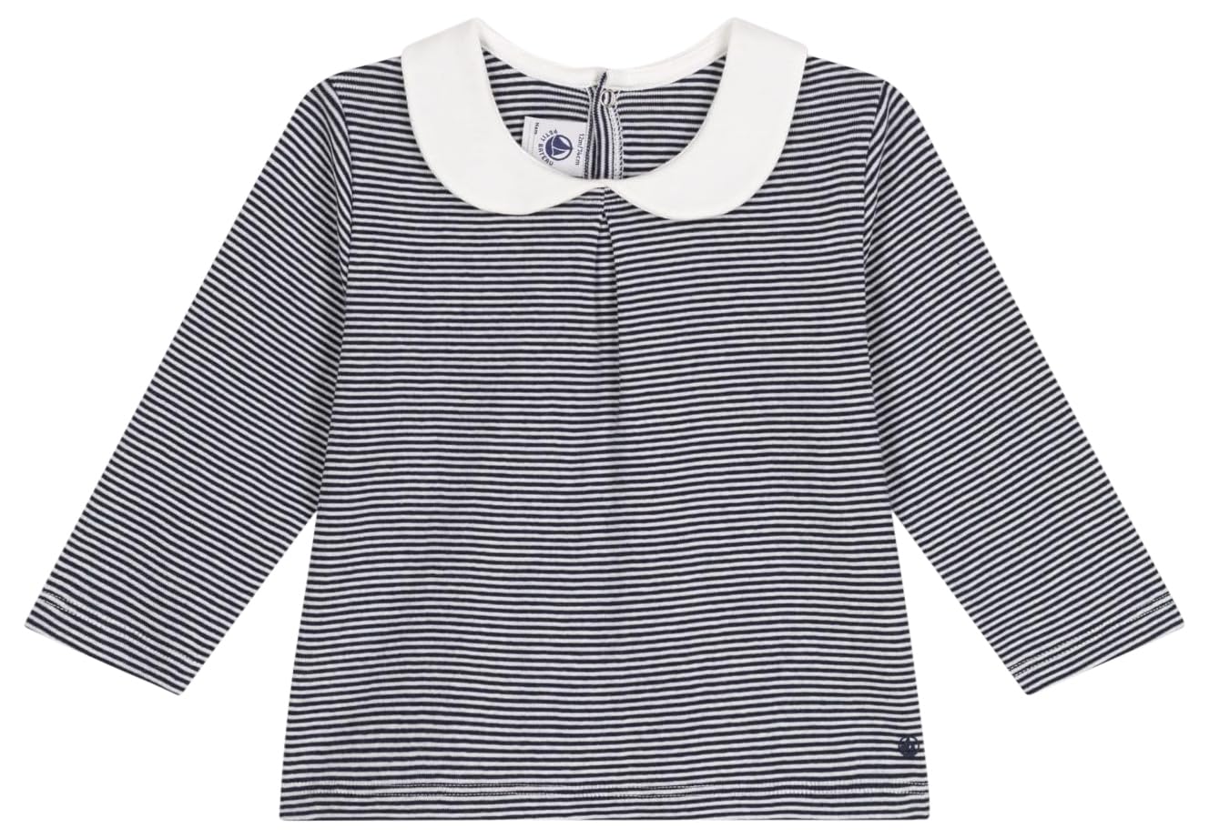 Petit Bateau Blouse Manches Longues Bébé Fille
