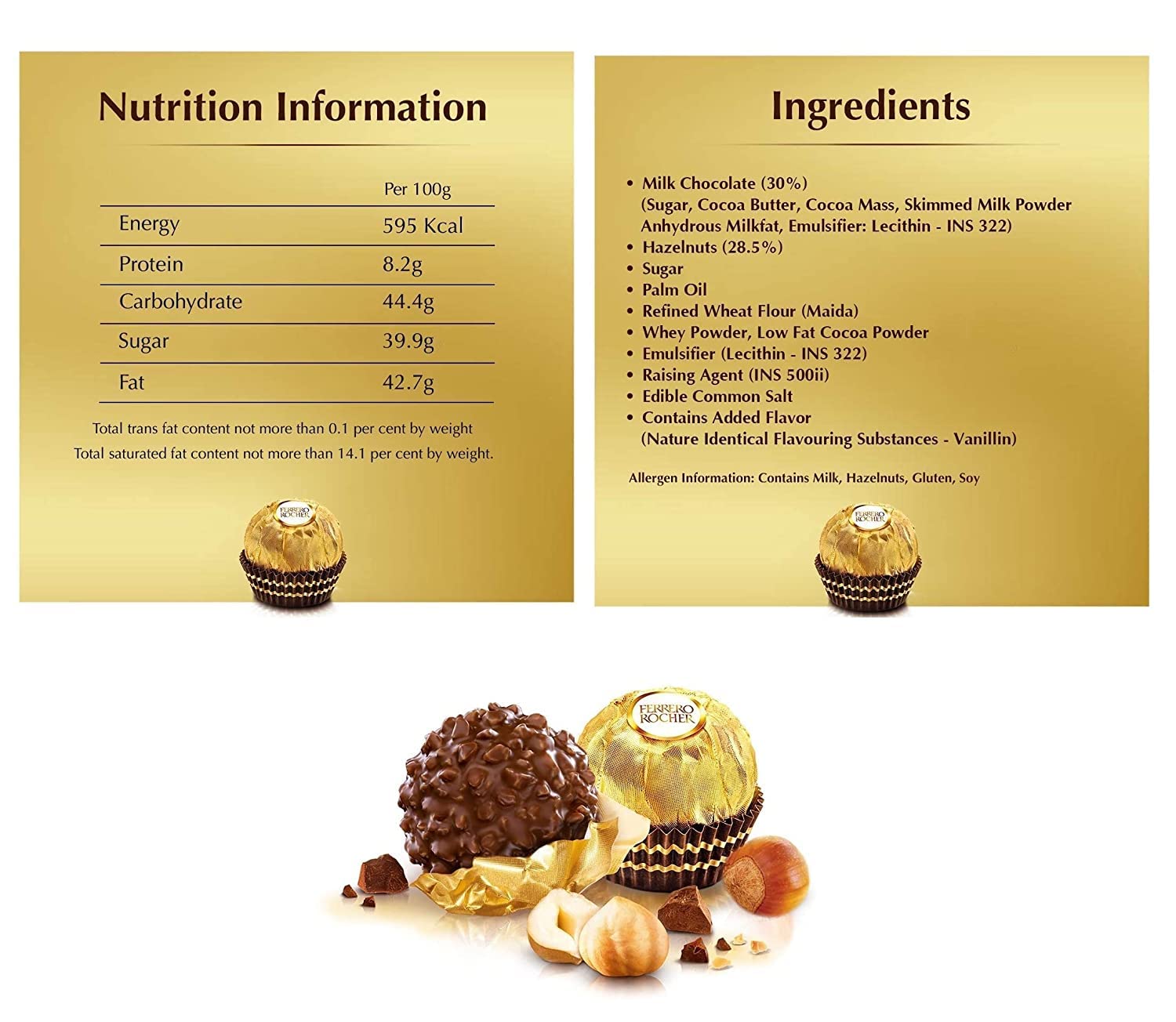 Almoda Creations Rakhi Gift with Ferrero Rocher Chocolate, 2 Panchdhatu Rakhi For Brother, Greeting Card, Roli Moli, Kalawa, Rakhi Gift Box, Personalized Rakhi Message 4