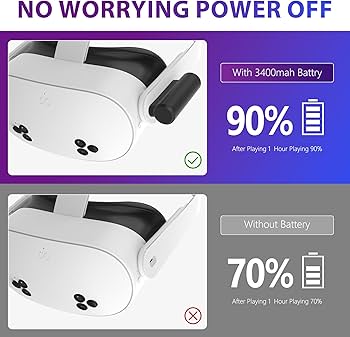 Amazon.com: YRXVW Battery Pack Compatible with Meta Quest 3S