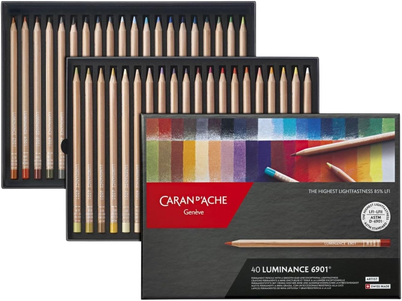 Caran D'ache Luminance Colored Pencil Set of 40 (6901.740)