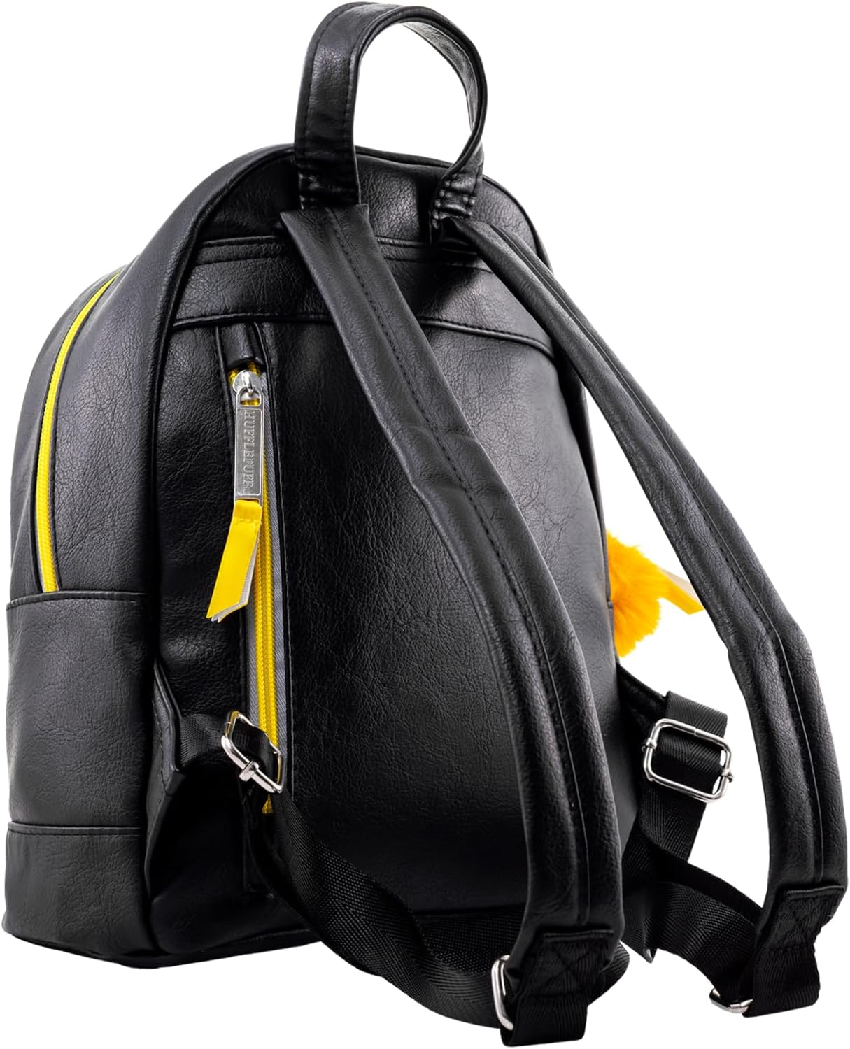 Pyramid International Harry Potter, GRYFFINDOR, HUFFLEPUFF, RAVENCLAW & Dark Arts Fashion Backpack - Luxury Faux Leather, Unique Lining, Matching Zipper Accessory, Inner & Outer Pockets, Bold & Edgy