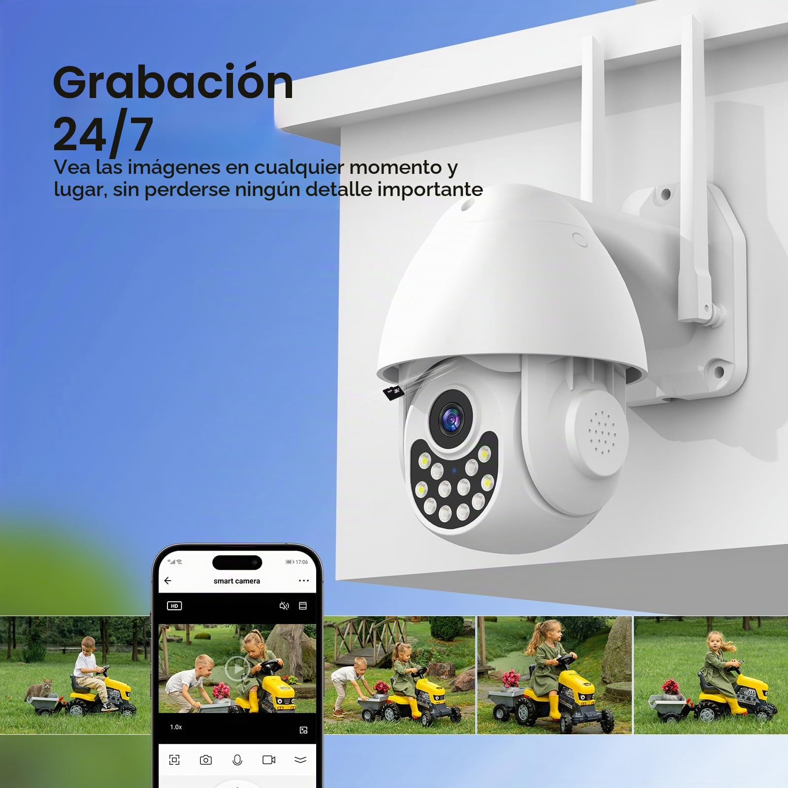 Sistema de Alarma inalámbrico para el hogar con cámara, Sistema de Alarma de Seguridad WiFi + 4G con Pantalla táctil de 4,3 Pulgadas, sin cuotas mensuales para la casa, Funciona con Alexa