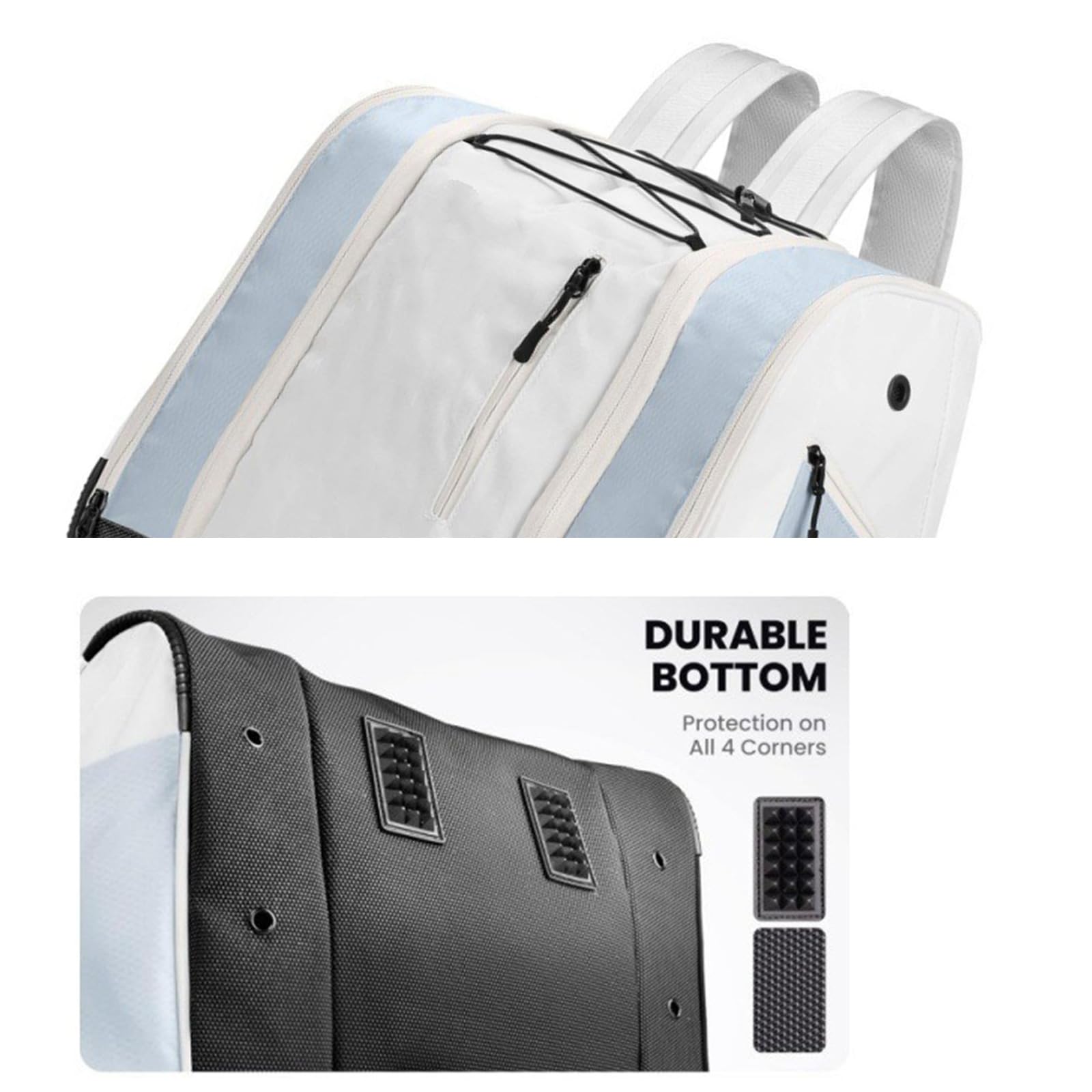 Schnellzugriff Skateschuh Rucksack Rollschuhtasche mit belüftetem Design für aktiven Lebensstil Oxford-Gewebe Professionelle Sportler Skitasche