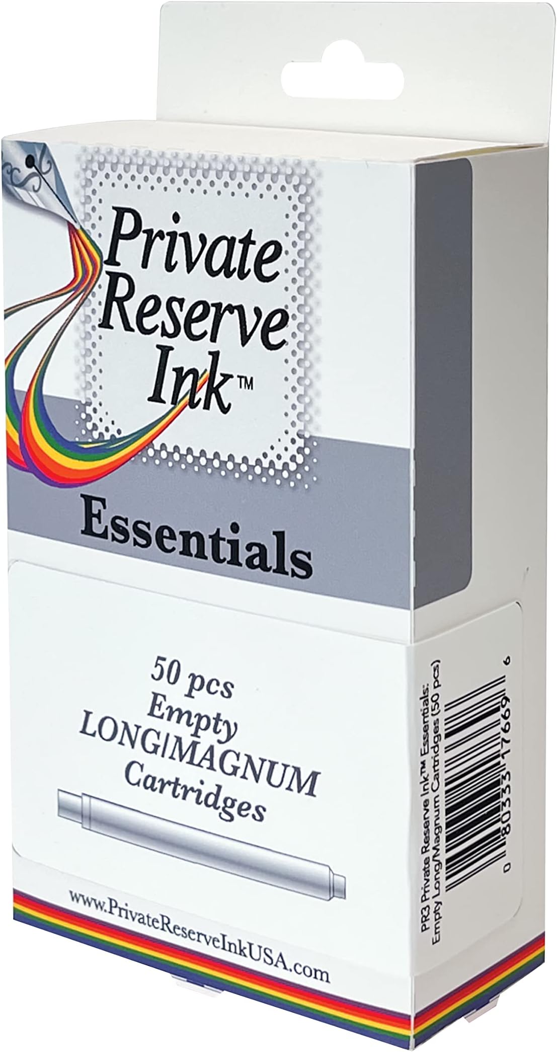 Private Reserve Ink Essentials - Empty LONG/MAGNUM Cartridges (50 pcs)