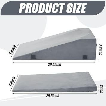 ROYALAY Leg Elevation Pillows for After Surgery, Adjustable Height Knee Surgery Recovery Equipment, Knee Replacement Recovery Aids for Hip Ankle Pain Relief Patent Pending