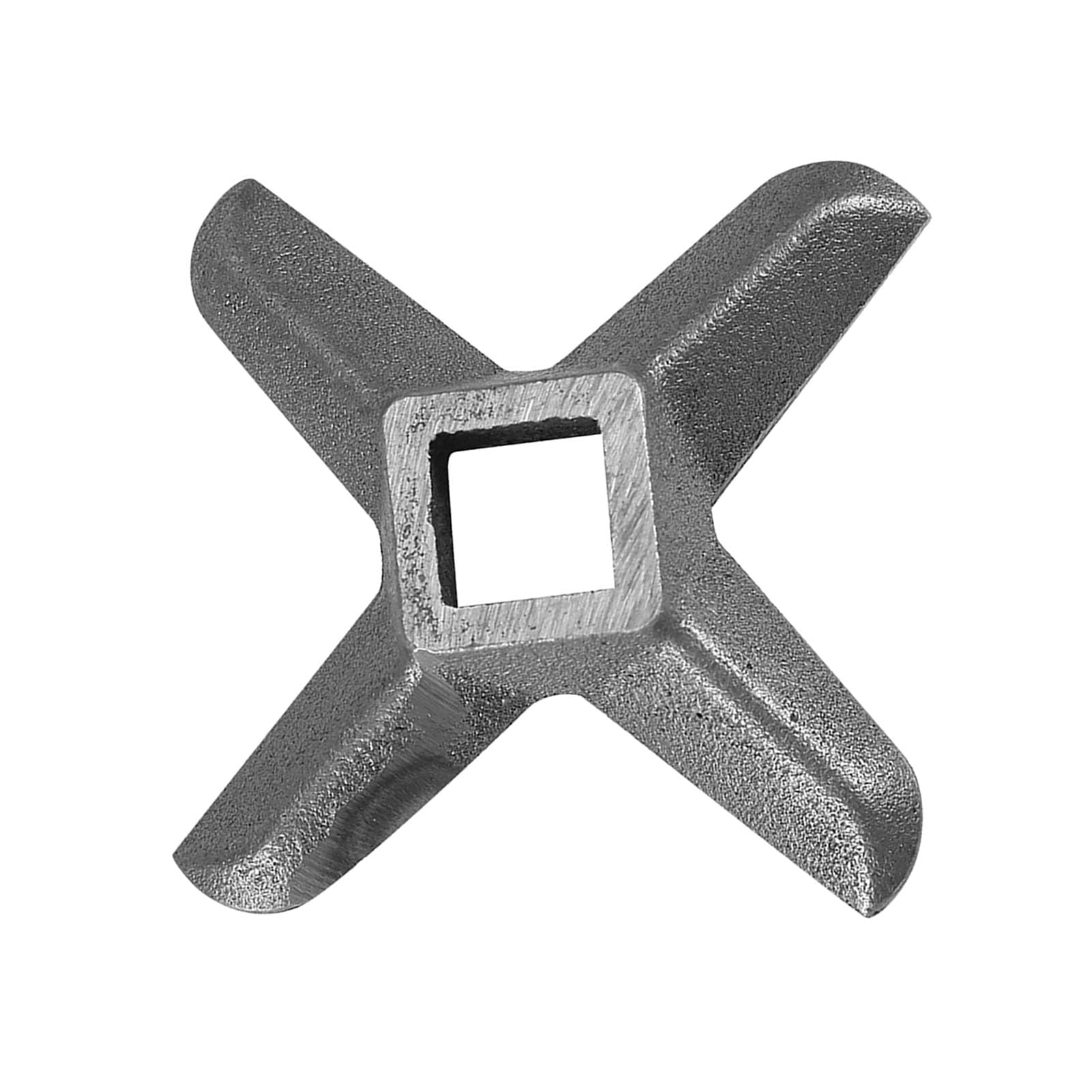 Cocoarm Cuchilla para Picadora de Carne de Acero en Forma de Cruz, Pieza de Repuesto para Batidora de Pie, Picado Rápido y Eficiente, Adecuada para Salchichas Caseras (N° 32)