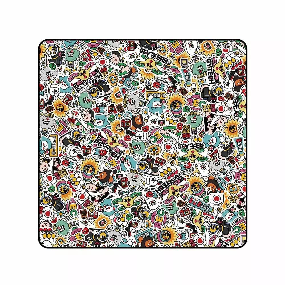 PGYTECH Ściereczka do pakowania (Pop College Pattern), rozmiar średni, 450 x 450 mm, ochrona aparatu, ściereczka czyszcząca, ochrona obiektywu, folia ochronna, lustrzana, lustrzanka,