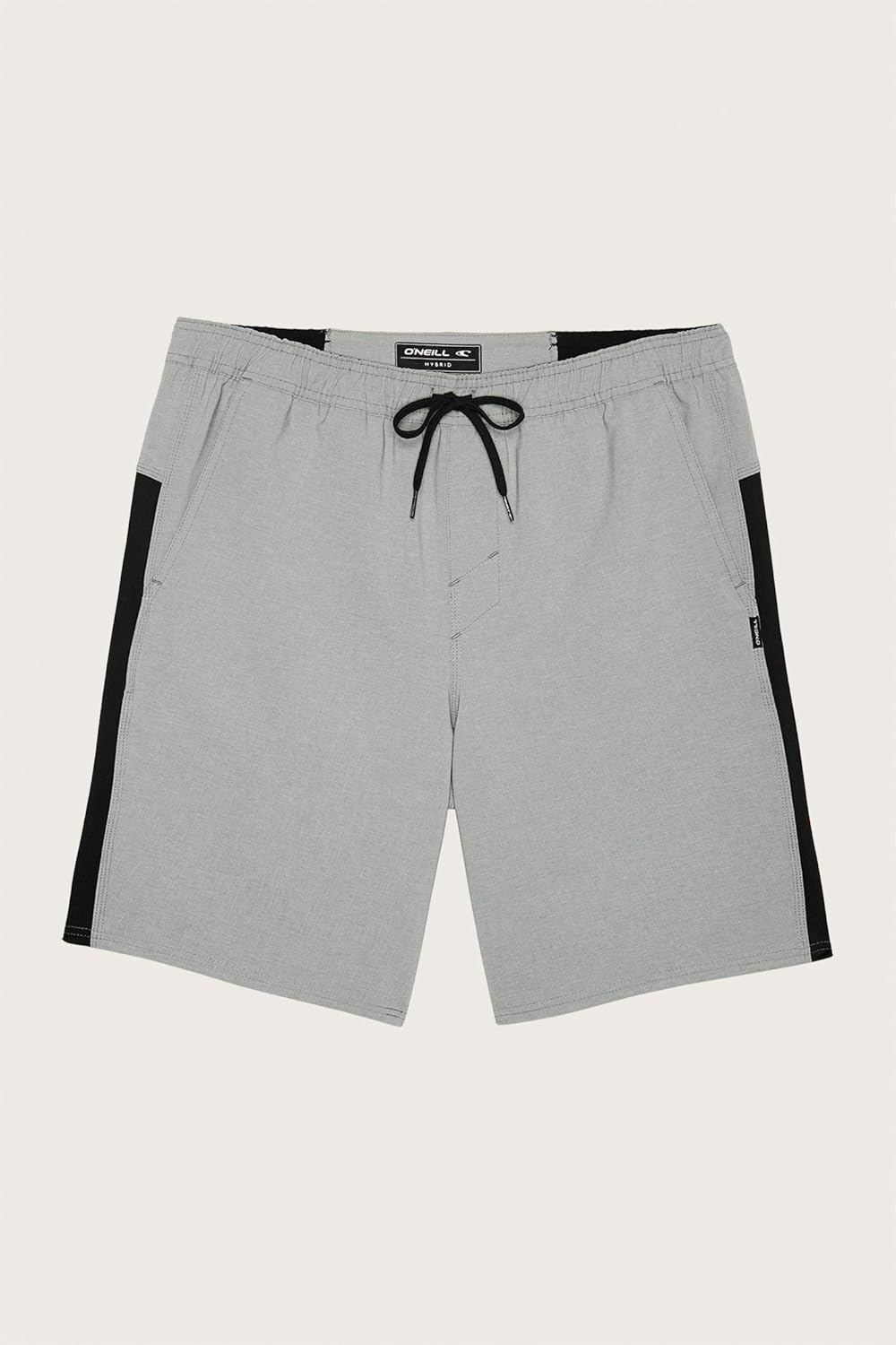 Mens Interval Hybrid Shorts, Light Grey, S